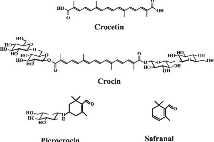 Structures of the chemical constituents