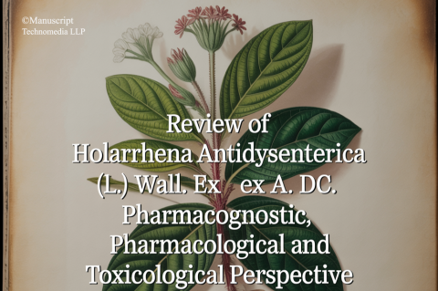 Review of Holarrhena antidysenterica (L.) Wall. ex A. DC.: Pharmacognostic, Pharmacological and Toxicological Perspective