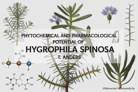 Phytochemical and Pharmacological Potential of Hygrophila spinosa T. anders