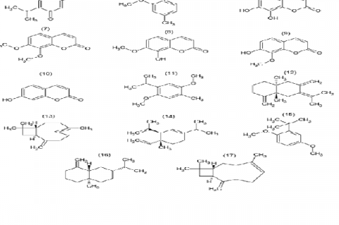 Secondary metabolites reported in the scientific literature for A. triplinervis.